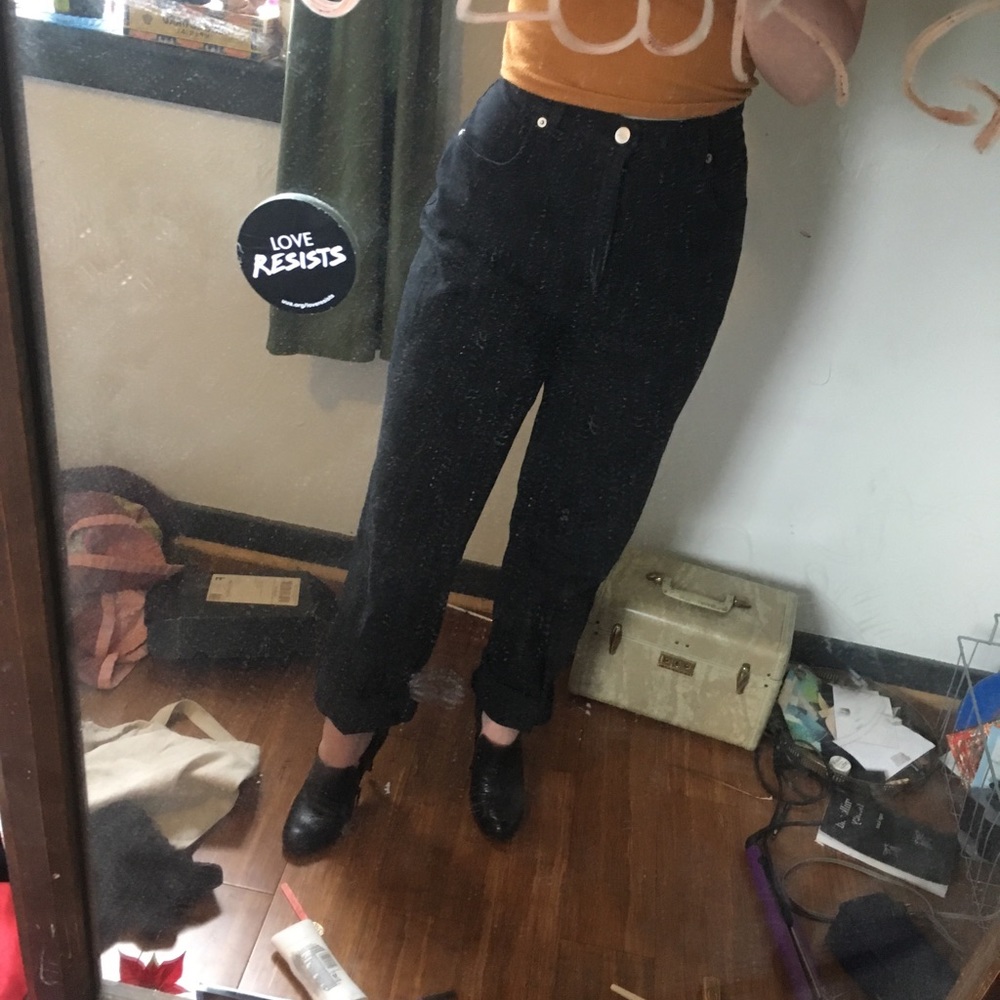 BLACK MOM JEANS🙌🏻